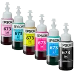 Epson EcoTank Ink Bottle – T664 / T673 / 003 / 001 Series (Original & Compatible)