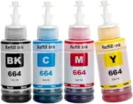 Epson EcoTank Ink Bottle – T664 / T673 / 003 / 001 Series (Original & Compatible) - Image 2