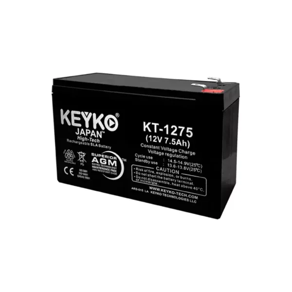 Keyko 12V 7.5Ah UPS Battery