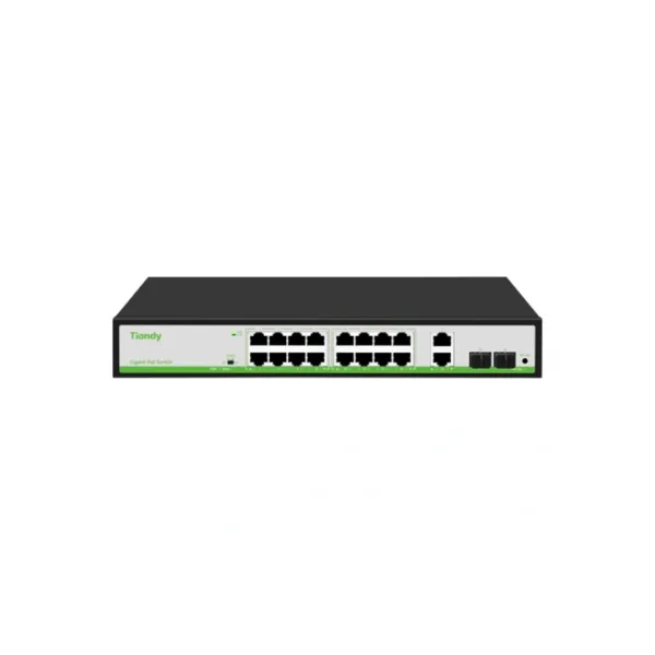 Tiandy 16 Port 10/100Mbps POE Switch | TC-P3S020