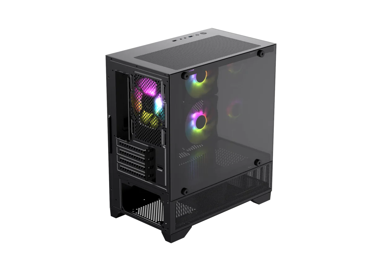 HAVIT Gaming PC Case with Tempered Glass Panel-CF923 - Image 2