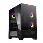 HAVIT Gaming PC Case with Tempered Glass Panel-CF923