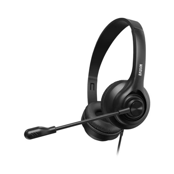 Marvo HP-1001 Classic Wired On-Ear Headset